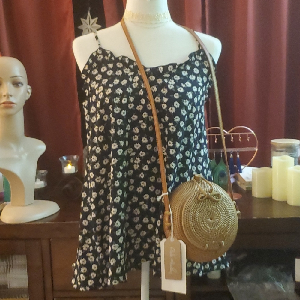 A ValMarie t string top in sm floral